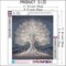 5D Diamond Painting Kits for Adults,Diamond Art Glowing White Tree of Life Landscape Painting Kits for Adults DIY Round Drill Art Craft Kits for Home Wall Decor